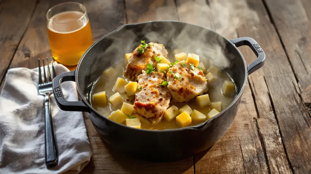 Adieu la viande sèche, la recette inratable du sauté de porc à la crème de moutarde pour un dîner fondant à souhait