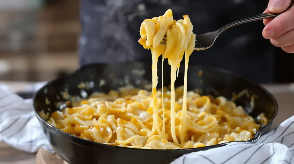 « Je n'avais jamais goûté quelque chose d'aussi réconfortant » : la poêlée spätzle-munster prête en seulement 10 minutes